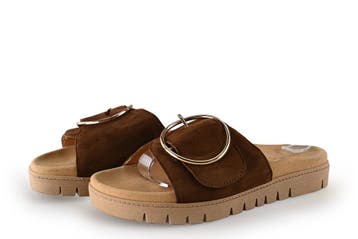 Gabor Slippers in maat 39 Bruin, Vêtements | Femmes, Verzenden, Slippers