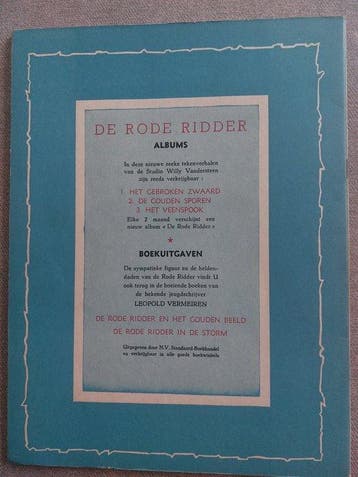 De Rode Ridder 3 - Het Veenspook - 1 Album - Eerste druk, Nieuw