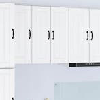 vidaXL Vaatwasserpaneel Lucca 2 pcs Wit 30 x 31 x 80 cm, Huis en Inrichting, Kasten | Overige, Verzenden, Nieuw