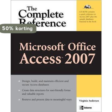 Microsoft Office Access 2007 9780072263503 Virginia Andersen, Verzenden, Virginia Andersen
