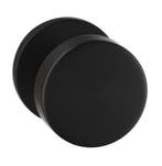 Vaste knop Permafix rond ø52x6mm PVD zwart, Nieuw