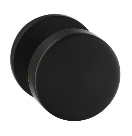 Vaste knop Permafix rond ø52x6mm PVD zwart, Doe-het-zelf en Bouw, Deuren en Vliegenramen, Nieuw