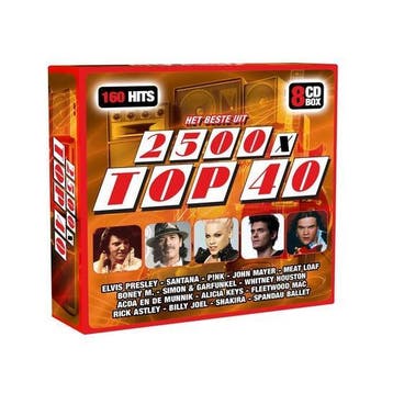 Het Beste Uit 2500 X Top 40 (8CD), CD & DVD, Verzenden