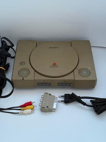 Sony PlayStation 1 Console verkleurd – PS1 met AV-kabel en V, Games en Spelcomputers, Verzenden, Gebruikt