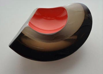 Petr Kuchta Unique - Sculpture, “ TRIANGLE “ - 9 cm - Verre