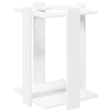 vidaXL Biljartkeu-stand Bewerkt hout 42 x 43 x 60 cm Wit, Verzenden, Nieuw