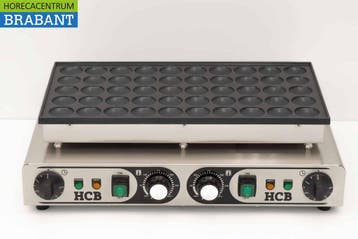 HCB RVS Poffertjesplaat Poffertjesbakplaat 50 dops 230V, Verzenden