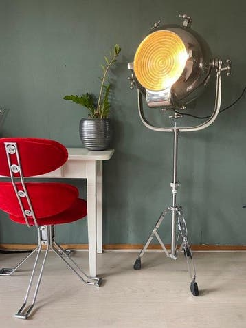 Eichholtz - Lampe - Spitfire - Métal, Chrome, Aluminium,, Antiek en Kunst