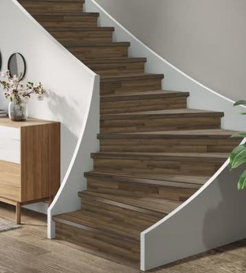 TRAPRENOVATIE SET Avanto WARM BROWN / PVC ( SET Ten behoeve, Ophalen of Verzenden, Nieuw