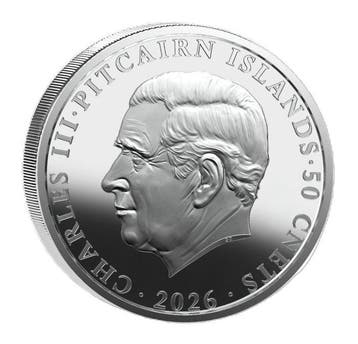 Pitcairn Islands (British Overseas Territory). 50 Cents 2026