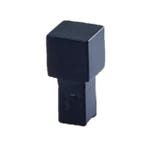 Meubelknop Jolie One 12 mm zwart, Nieuw