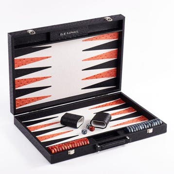 Bordspel - Elie Raphael Backgammon Set, Antiek en Kunst