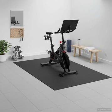 vidaXL Sportbeschermmat Zwart 243 x 152 x 0,6 cm, Sport en Fitness, Fitnessmaterialen, Verzenden, Nieuw