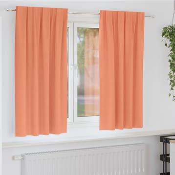 vidaXL Blackout Gordijnen met Ringen 2 st Terracotta 175 x, Verzenden, Nieuw