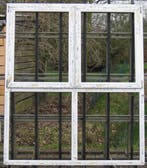 pvc raam ,  chassis , raam 185 x 217 wit / antraciet 7016, Bricolage & Construction, Ophalen of Verzenden, Raamkozijn