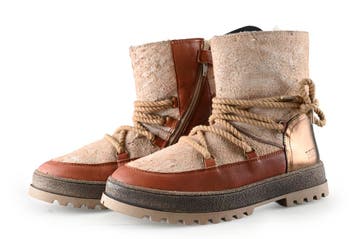 Hip Shoe Style Veterboots in maat 37 Bruin, Bruin, Verzenden, Overige typen, Zo goed als nieuw