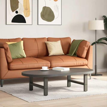 vidaXL Salontafelpoten 2 st 60x(30-31) cm staal, Verzenden, Nieuw