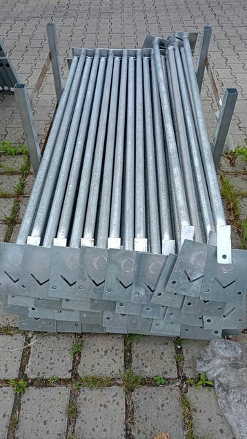 Barrière de chantier NEUVE 3,5x2m – 32€/pce – Stock Herstal, Ophalen of Verzenden, Neuf