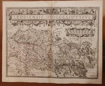 België - Prinsdom Luik; Abraham Ortelius (1527-1598) -, Nieuw