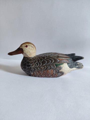 Lokeend - Période 1950-1970, peint main, sculpture 26 cm,