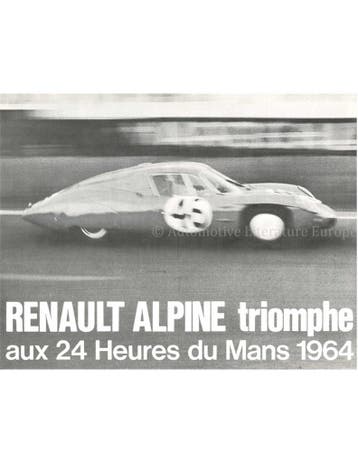 1964 ALPINE M64 LEAFLET FRANS