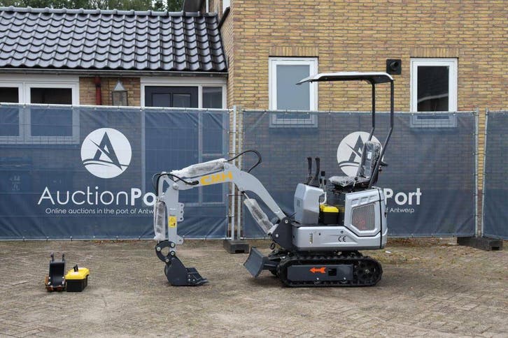 Veiling: Minigraver CMH C08 Diesel 7kW 2026 Nieuw, Articles professionnels, Machines & Construction | Grues & Excavatrices, Enlèvement