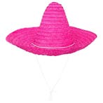Roze Sombrero 49cm, Hobby en Vrije tijd, Feestartikelen, Verzenden, Nieuw