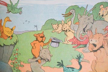 Benjamin Rabier - Gedeon traverse lAtlantique - 1933