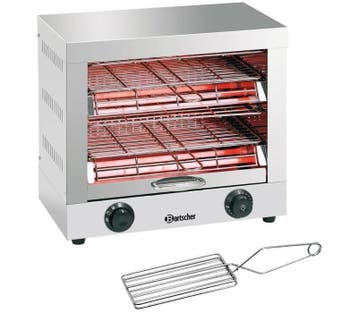 Toaster/Kwarts Gratineeroven | 3kW | 2 Etages |, Verzenden, Nieuw in verpakking