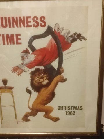John Gilroy - Guinness - Guinness time Christmas 1962 -
