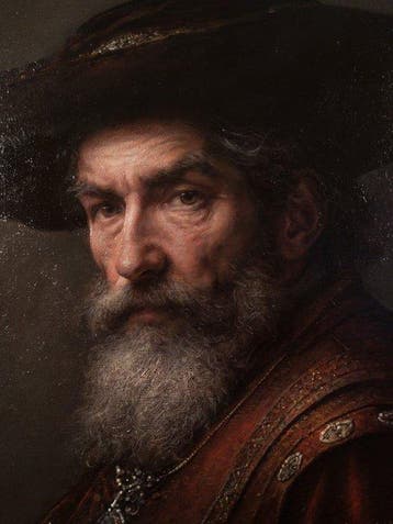 Piotr Topolski (XX-XXI) - Man in a Hat - NO RESERVE
