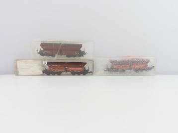 Roco N - 25116/25117 - Modeltrein goederenwagon (3) - 3x, Nieuw