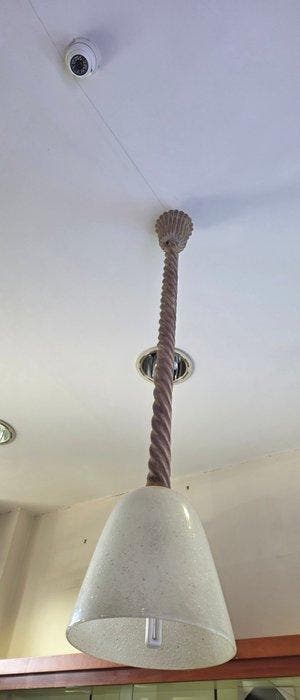 Lampe à suspendre (2) - Verre de Murano, Antiek en Kunst, Antiek | Verlichting