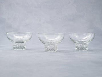 Lalique - René Lalique - Bol (3) - Nippon - Cristal - Coupes, Antiquités & Art