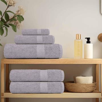 vidaXL Gastendoekjes FROGN 10 st 30x50 cm 360 g/m² grijs, Verzenden