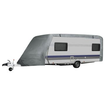 vidaXL Caravanhoes S grijs, Autos : Divers, Accessoires de voiture, Verzenden