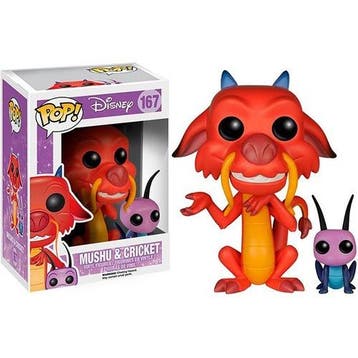 Funko Pop! Disney Mulan - Mushu &amp; Cricket #167, Verzenden