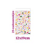25x Cadeauzakje -  Terrazzo - color -  12x19cm -, Ophalen of Verzenden, Nieuw, Cadeauzakje