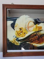 Coca Cola - Wandspiegel- Sprite Boy - Glas, Hout -
