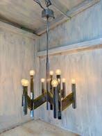 Chandelier Design anni 70 vintage - Gaetano Sciolari - Lamp