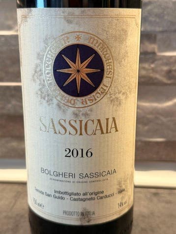2016 Tenuta San Guido, Sassicaia - Bolgheri Sassicaia DOC -, Nieuw