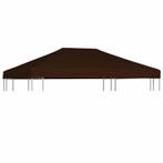 vidaXL Prieeldak 310 g/m² 3x4 m bruin, Verzenden