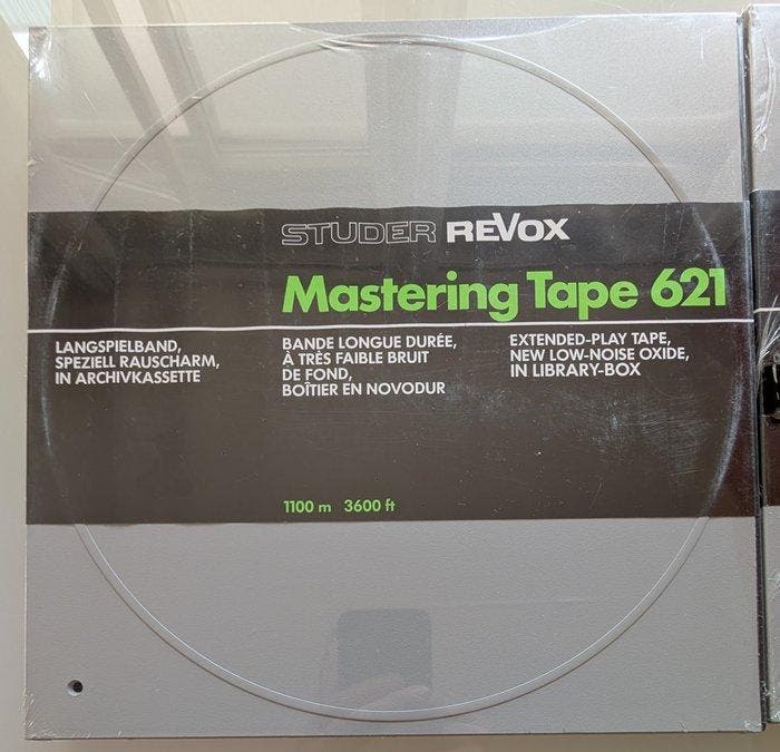 Revox - Mastering 621 - 26 cm spoelen met tape Reel-to-reel, TV, Hi-fi & Vidéo, Radios