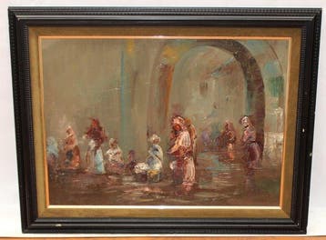 École valencienne (XX) - Marché sous les Arcades
