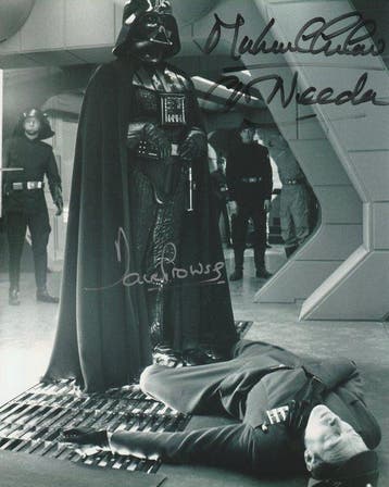 Star Wars - Signed by Dave Prowse (+) (Darth Vader) &