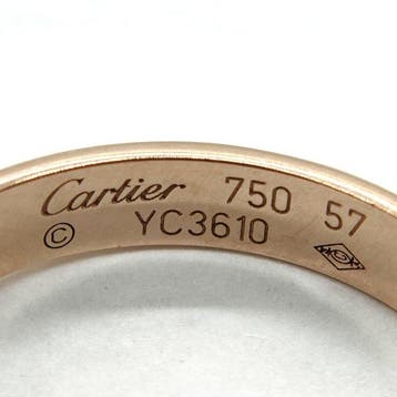 Cartier - Bague - 18 carats Or jaune - mini amour