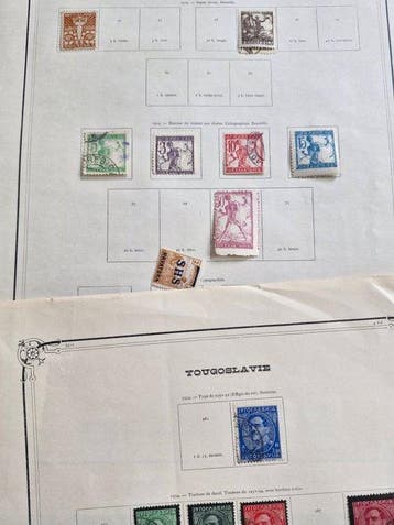 Tampon cachet postal - Europe des+1857 - Europe