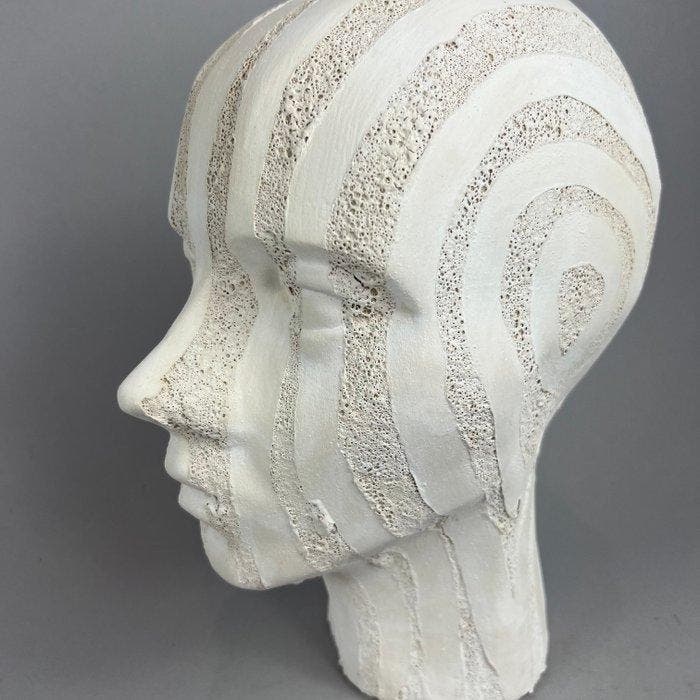 Jakub Niewdana (XX-XXI) - Ceramic Head, Antiek en Kunst, Kunst | Designobjecten