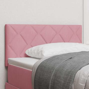 vidaXL Hoofdbord Roze 90 cm Fluweel, Verzenden, Nieuw