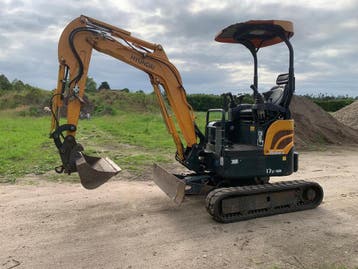 Hyundai Robex 17z-9A 2019 Minigraver, Articles professionnels, Graafmachine